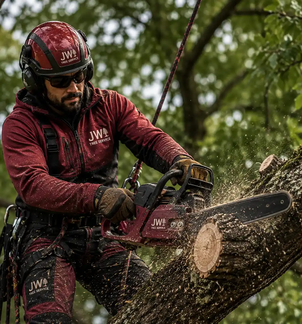 Professional tree care by JW Tree Service